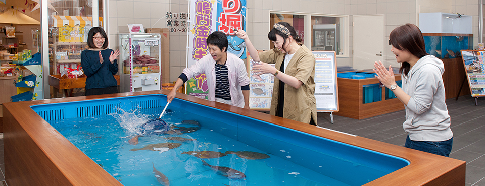 釣り体験風景
