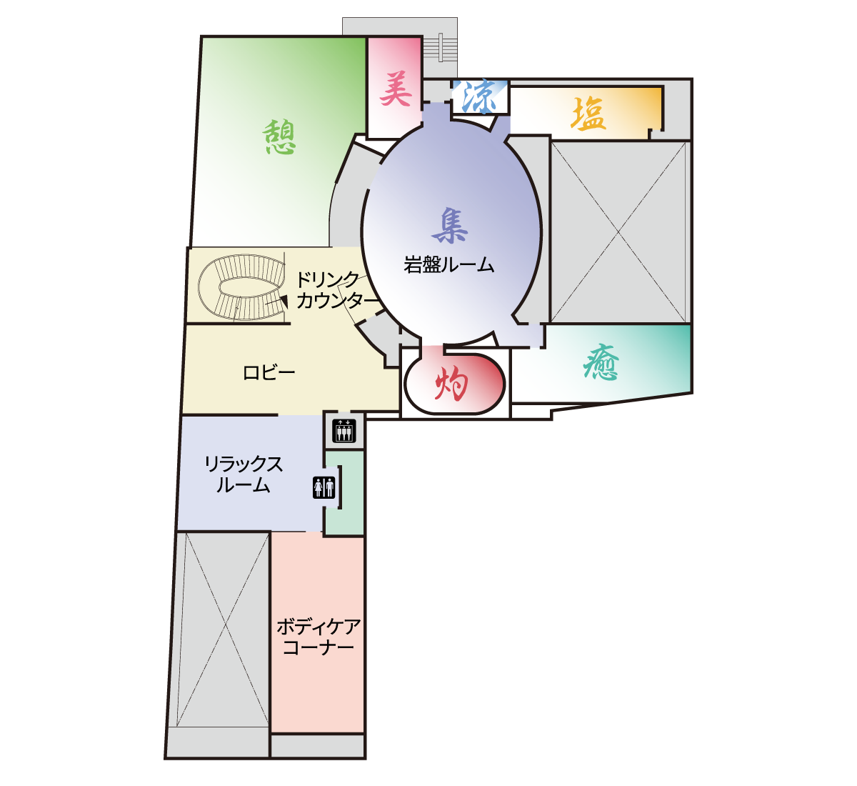 2F 大岩盤房